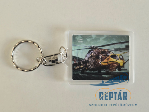 RepTár műanyag szögletes kulcstartó-többféle mintában